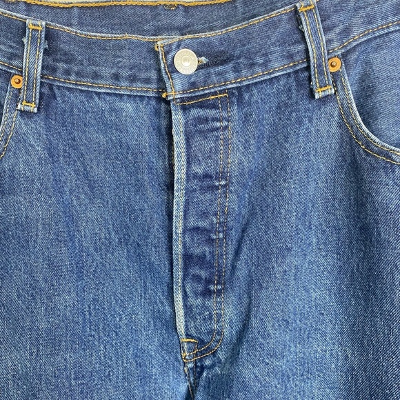 LEVI STRAUSS & CO. 541 MENS BUTTON CLOSURE BLUE JEANS 100% COTTON 38W, 36L - Picture 8 of 17